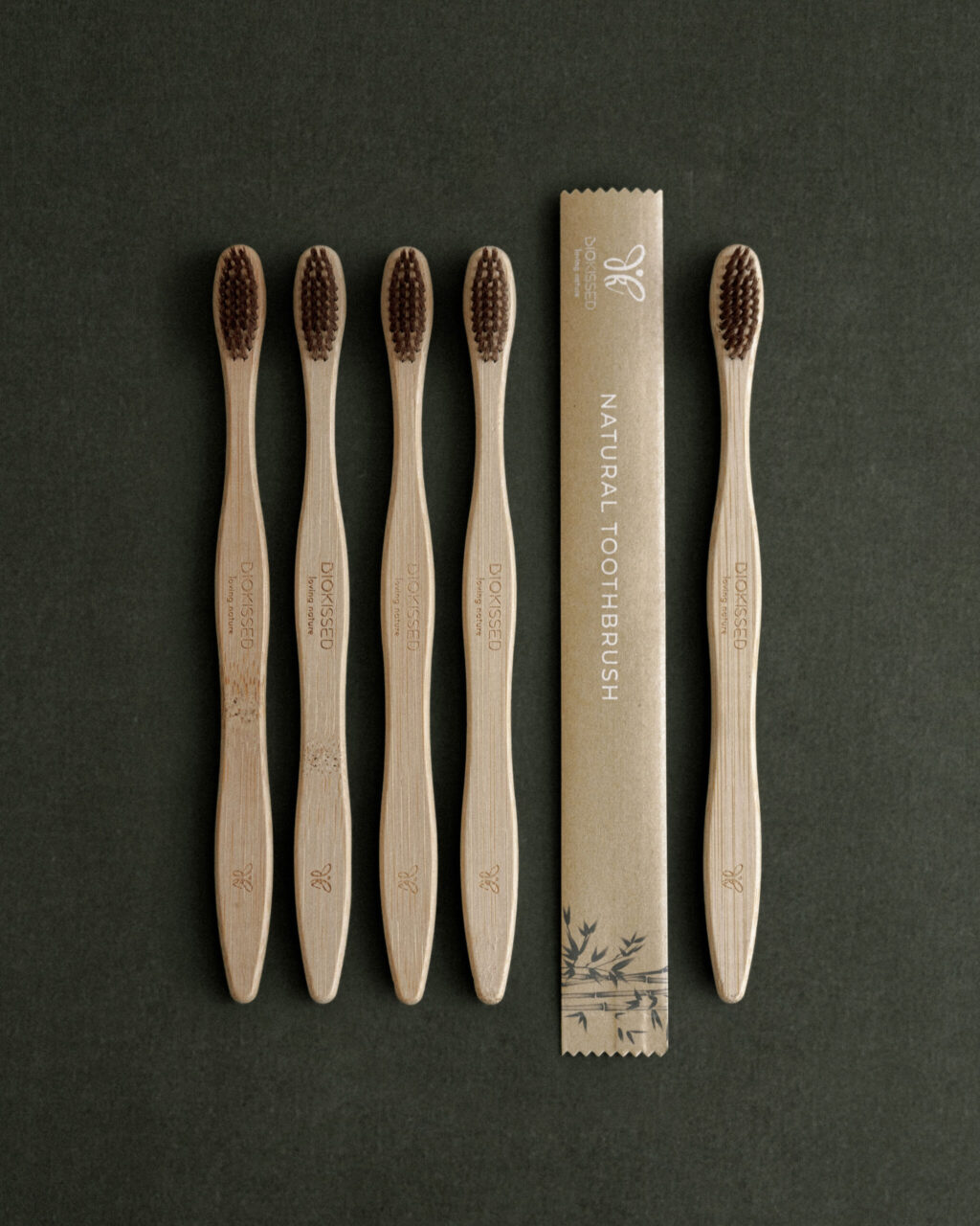 Set de brosses à dents en bambou